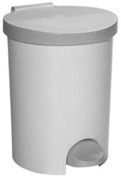 Keter Pedálos szemetes, műanyag, 15 l, CURVER, szürke (UCPE15LU) - fiorex
