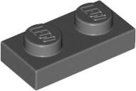 LEGO® Sötét kékesszürke LEGO Lap 1 x 2 (4211063)