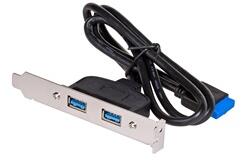 Akyga Usb-3 hátlap kivezetés 2 x USB 3.0 ( AK-CA-47 ) (AK-CA-47)