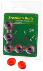 TALOKA - 5 Brazil Golyó Eper és Pezsgő Intim Gél (d-232620)