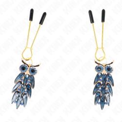 Kink Nipple Grip Kink - Owl Függő Mellbimbó Bilincsek 6 Cm (d-240928)