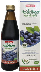 Medicura BIO Fekete Áfonya 100%-os juice 330 ml - eletvitamin