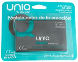 Uniq Smart Latex Free Felállítás Előtti óvszer 3 Egység (d-215001)