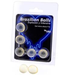 TALOKA - 5 Brazil Golyó Hideg és Vibrációs Hatás Izgalmas Gél (d-232629)