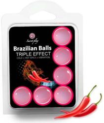 Secret Play Secret Play Set 6 Brazil Golyó Hármas Hatás (d-230995)