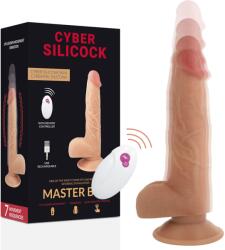 Cyber Silicock Távvezérlős Valósághű Dildó Master Ben - Tapadótalpas (d-218561)