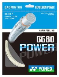 Yonex Racordaj de badminton Yonex BG 80 Power (10 m) - white (NB80PS)