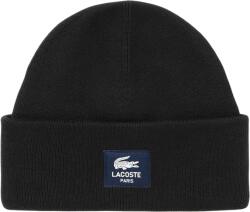 Lacoste Czapka zimowa Lacoste Unisex Ribbed Cotton Badge - black (RB3046-00-031)