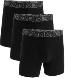 Under Armour Boxeri sport bărbați Under Armour Performance Cotton 6in Boxerjock 3P - black/steel (1383889-001)