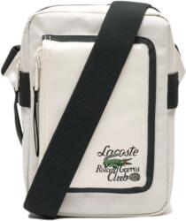 Lacoste Roland Garros Edition Contrast Print Vertical Messenger Bag - farine sinople (NH4263RG-F89)
