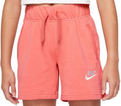 Nike Pantaloni scurți fete Nike Sportswear Club FT 5 Short G - pink salt/white (DA1405-603)