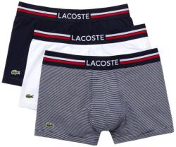 Lacoste Boxeri sport bărbați Lacoste Iconic Boxer Briefs With Multicolor Waistband 3P - navy blue/white (5H3413-00-525)