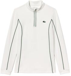 Lacoste Hanorace tenis dame Lacoste Slim Fit Quarter-Zip Sweatshirt - white/green (SF1962-00-737)