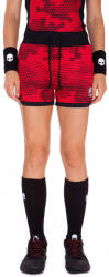 Hydrogen Pantaloni scurți tenis dame Hydrogen Women Tech Camo Shorts - red camouflage (T01006-B40)