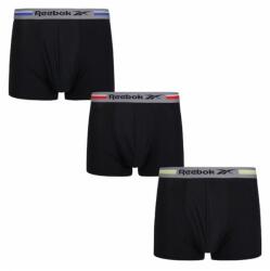 Reebok Boxeri sport bărbați Reebok Short Sports Trunk Phineas 3P - black/multi colour (F8370)