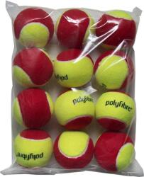 Polyfibre Mingi de tenis copii Polyfibre Stage 3 Red Presureless Tennisballs 12B (B7000)