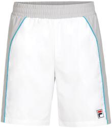 Fila Pantaloni scurți tenis bărbați Fila Australian Open Jack Short - white/silver scone (AOM249510-0088)