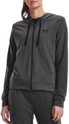 Under Armour Hanorace tenis dame Under Armour Women's UA Rival Terry Full-Zip Hoodie - jet gray/black (1369853-010)