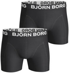 Björn Borg Boxeri sport bărbați Björn Borg Shorts Solid 2P - black (9999-1005-90011)