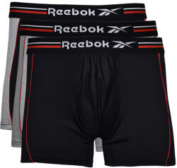 Reebok Boxeri sport bărbați Reebok Mens Sports Trunk JARVIS 3P - black/grey marl/vector red (F8311)