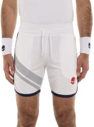 Hydrogen Pantaloni scurți tenis bărbați Hydrogen Sport Stripes Tech Shorts - white/blue navy (TS0005-315)