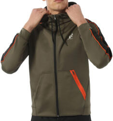 Australian Hanorac tenis bărbați Australian Volee Jacket with Hood M - verde aneto (TEUGC0003-104)