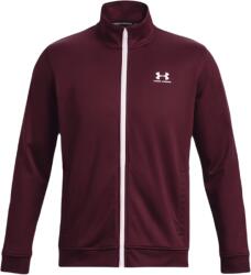 Under Armour Hanorac tenis bărbați Under Armour Sportsyle Tricot Jacket - dark maroon/white (1329293-600)