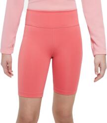 Nike Pantaloni scurți fete Nike Dri-Fit One Bike - sea coral/white (DQ8832-894)