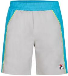 Fila Pantaloni scurți tenis bărbați Fila Australian Open Jack Short - silver scone/hawaiian ocean (AOM249510-8840)