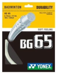 Yonex Racordaj de badminton Yonex BG 65 (10 m) - white (NB80)