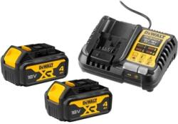 DEWALT DCB1104M2-QW set incarcator si acumulator 18 V | 4 Ah (DCB1104M2-QW)