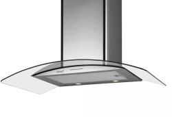 CATA fali kürtős páraelszívó Gamma Glass 900 GX/E, inox, 90 cm, 800 m3/óra, elektronikus vezérlés, LED világítás 3 év jótállás + 3 év extra Cata gyártói garancia (GAMMA GLASS 900 GX/E)