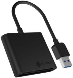 RaidSonic IB-CR301-U3 kártyaolvasó USB 3.2 Gen 1 (3.1 Gen 1) Fekete (60354)