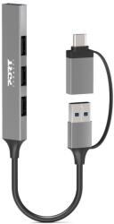 PORT Designs 900160 hálózati csatlakozó USB C-típus 5000 Mbit/s Ezüst (900160)