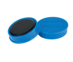 Nobo Korong mágnes, fehértáblához, 30 mm, 4 db, , kék (VN1450) (VN1450) - aqua