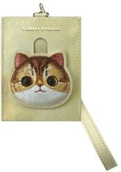 Nimmy Nagyszemű Kisállat 2.0 Macska Kártyatartó - Bézs