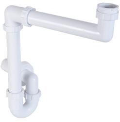 STYRON Helytakarékos egymedencés mosogató csőszifon (EG-STY-641-2-STY)