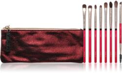 NABLA Cosmetics Ruby ecsetszett a szem sminkeléséhez tokkal
