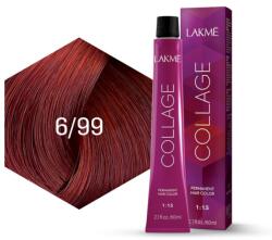 LAKMÉ COSMETICS Vopsea de par permanenta 6/99 rosu mahon inchis intens Collage 60ml (8429421269919)