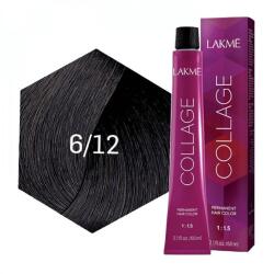 LAKMÉ COSMETICS Vopsea de par permanenta 6/12 blond inchis cenusiu violet Collage 60ml (8429421261210)