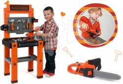 Smoby Set bancă de lucru Black+Decker Smoby cu drujbă electronică (SM360700-4) Set bricolaj copii