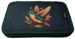 Herlitz Penar neechipat Herlitz 2 fermoare, dimensiune 20 x 4.5 x 13 cm, motiv Colibri (400198296) Penar