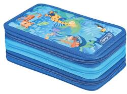 Herlitz Penar echipat 31 piese Herlitz, 3 fermoare, dimensiune 19 x 11.5 x 7 cm, motiv Jungle Safari (50049301) Penar