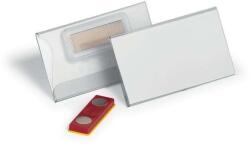 Durable Névkitűző, mágnessel, elfordulásgátlóval, 75x40 mm, DURABLE - 25 db/csom (824319)