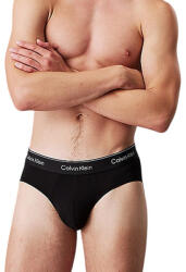 Calvin Klein Slipi pentru bărbați Black cu Imprimeuri 3Pack LV00NB4388-TM6 (LV00NB4388-TM6)