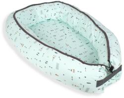  Fészek babáknak 85x50 menta csillagok csomagolásban