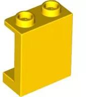 LEGO® 87552c3 - LEGO sárga fal 1 x 2 x 2 méretű, oldal-megerősítéssel (87552c3)
