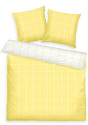 Tom Tailor Sárga Kockás Pamut Ágyneműhuzat Garnitúra - 200x220 cm