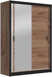 EMS Гардероб с огледало SABRINA 150x215 см, дъб крафт (MT0048)