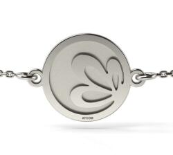 Atcom Jewelry ATCOM - Lótuszvirág Ezüst Karkötő - 12 mm